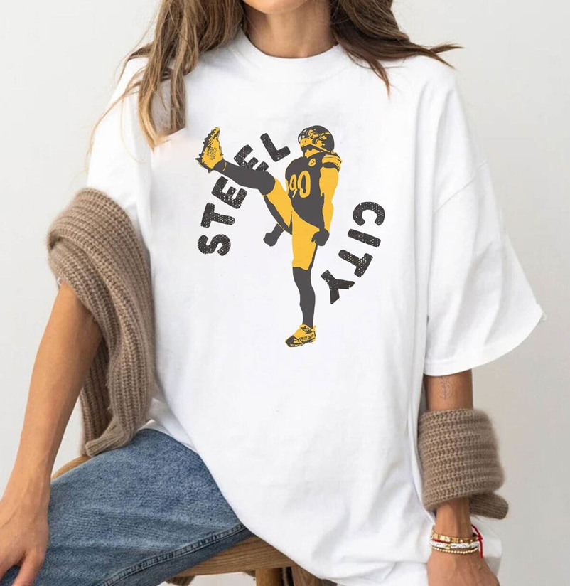 Pittsburgh Steelers Steel City Tj Watt Edition T Shirt, Pittsburgh Steelers Shirt Hoodie