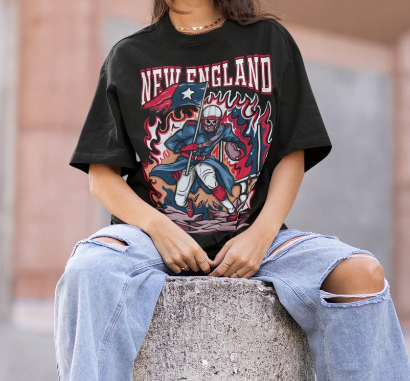 Cool Design New England Patriots Shirt, New England Football T Shirt Long Sleeve