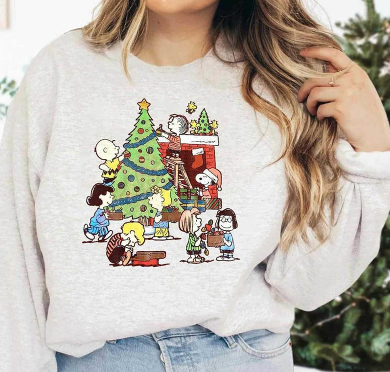 Comfort Peanuts Christmas Shirt, Snoopy Charlie Brown Christmas Sweatshirt Hoodie