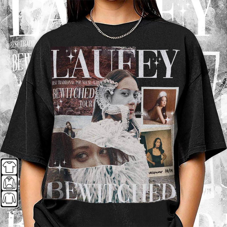 New Rare Laufey Bewitched Tour Sweatshirt , Laufey Shirt Long Sleeve
