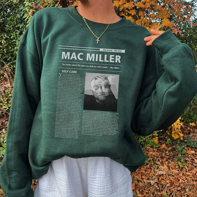 Must Havemac Miller Self Care Shirt, Mac Miller Sweatshirt Long Sleeve