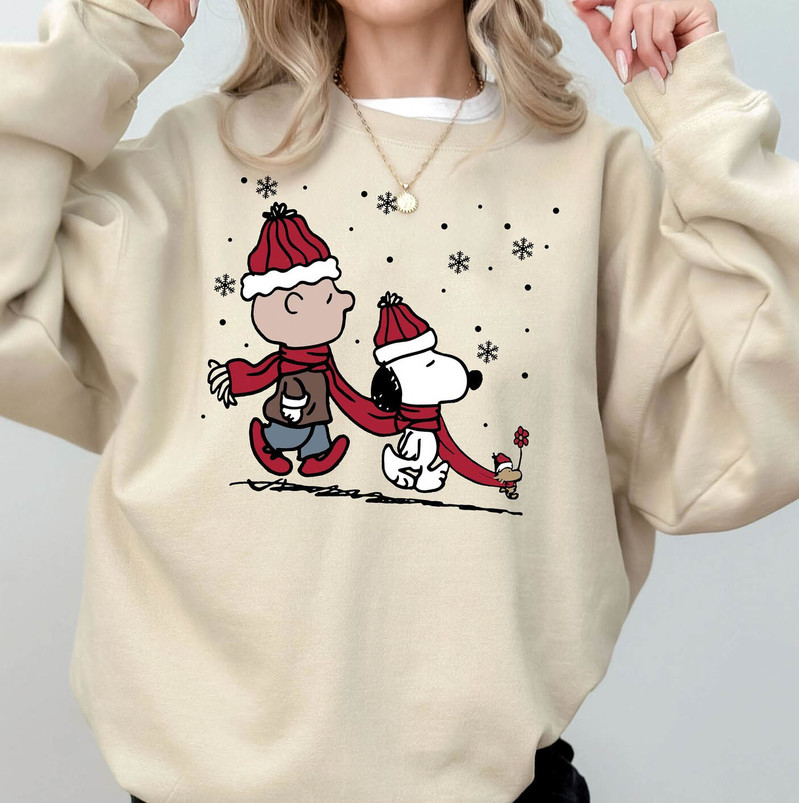 Funny Snoopymas Sweatshirt , Peanuts Christmas Shirt Unisex Hoodie