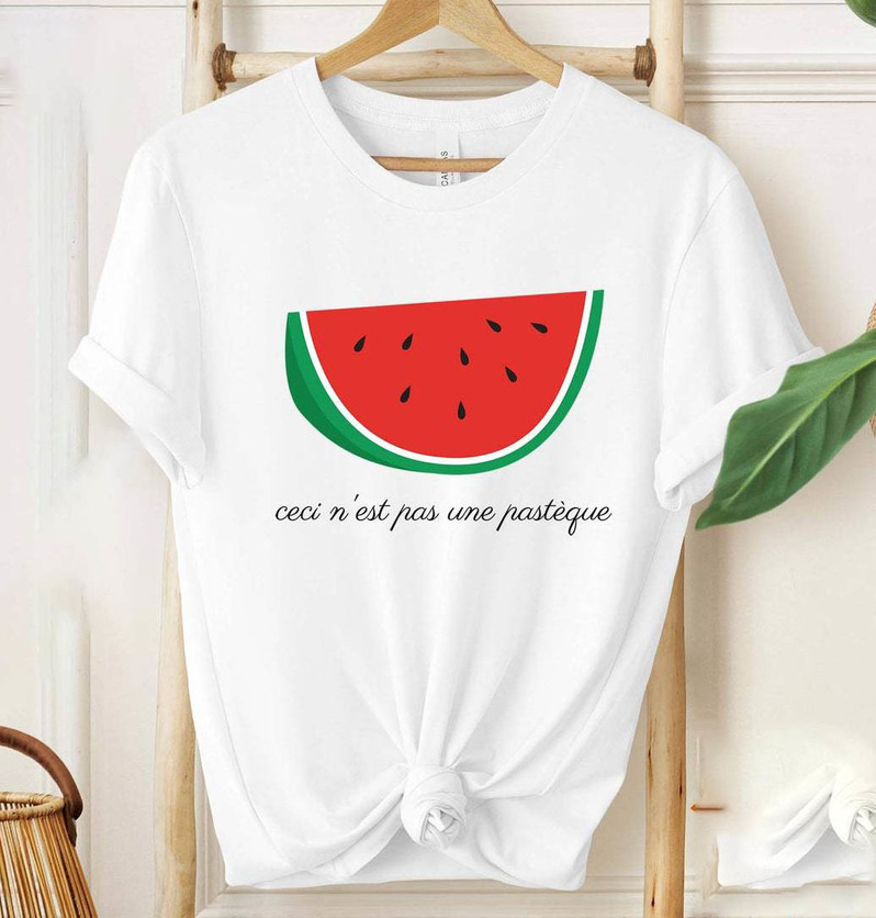 Cute This Is Not A Watermelon T Shirt, Palestine Watermelon Shirt Short Sleeve