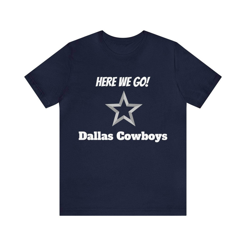 Vintage Dallas Cowboys Sweatshirt, Here We Go Dallas Cowboys Shirt Short Sleeve