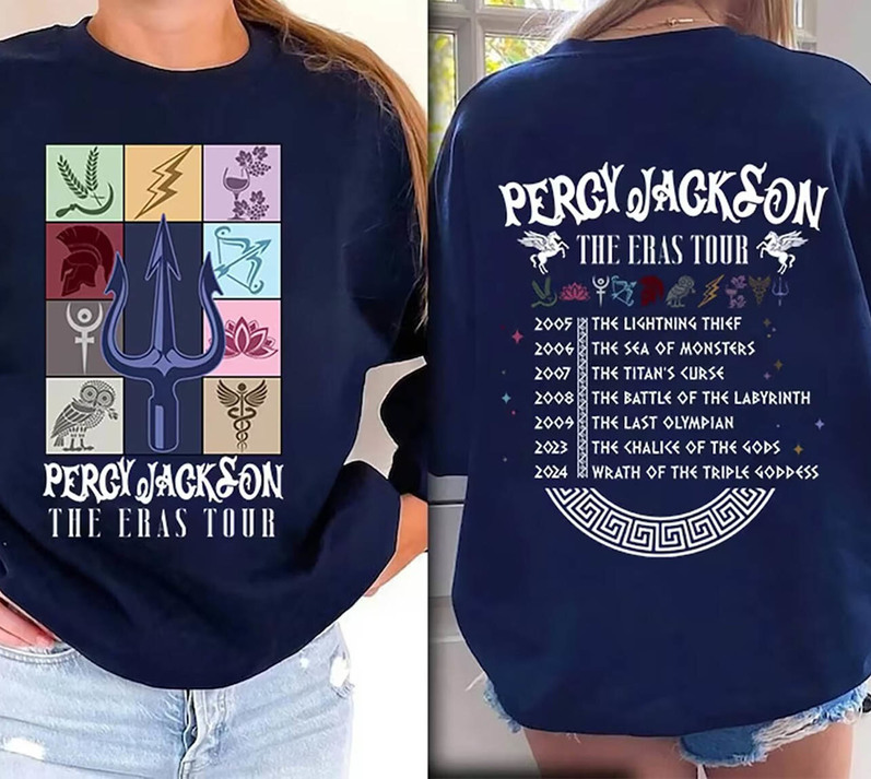 Groovy Percy Jackson The Eras Tour T Shirt Camp, Halfblood Shirt Unisex Hoodie