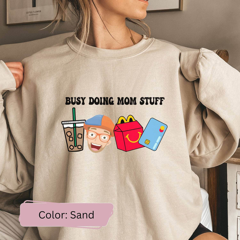 Vintage Busy Doing Mom Stuff Shirt , Funny Mom Sweater Unisex Hoodie