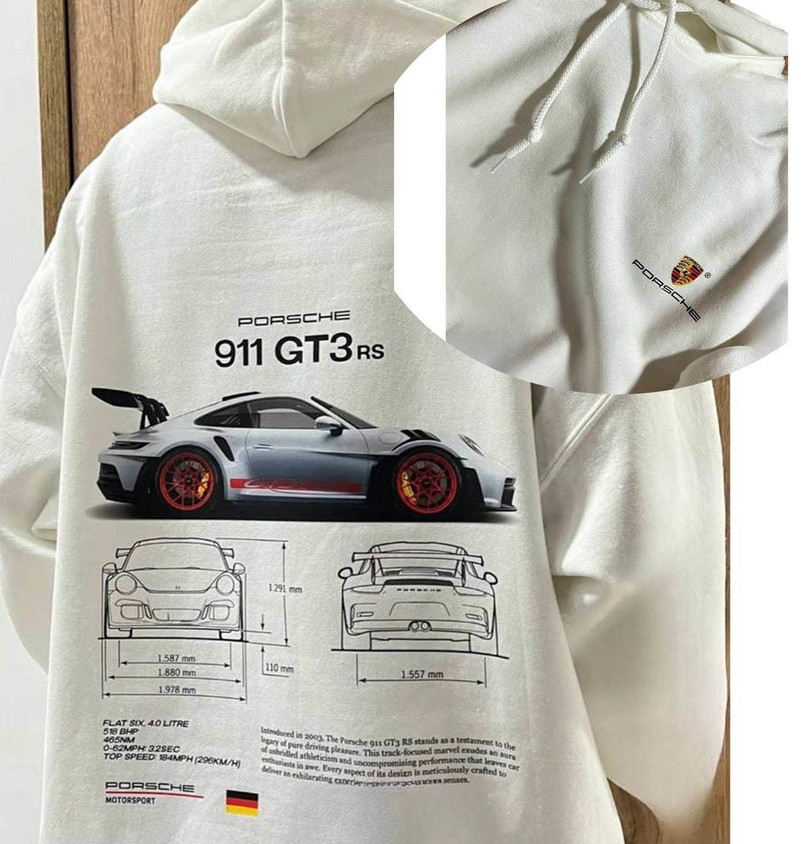 Porsche 911 Gt3 Rs Aesthetic T Shirt , Need Money For Porsche Shirt Unisex Hoodie