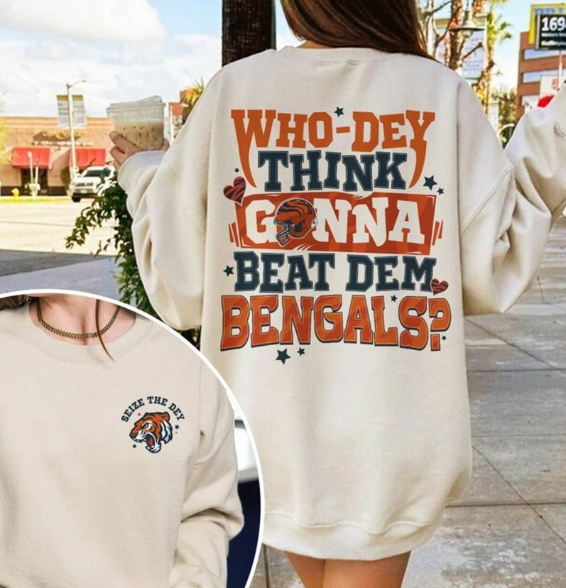 Whodey Think Gonna Beat Them Bengals Crewneck, Cincinnati Bengals Shirt Hoodie