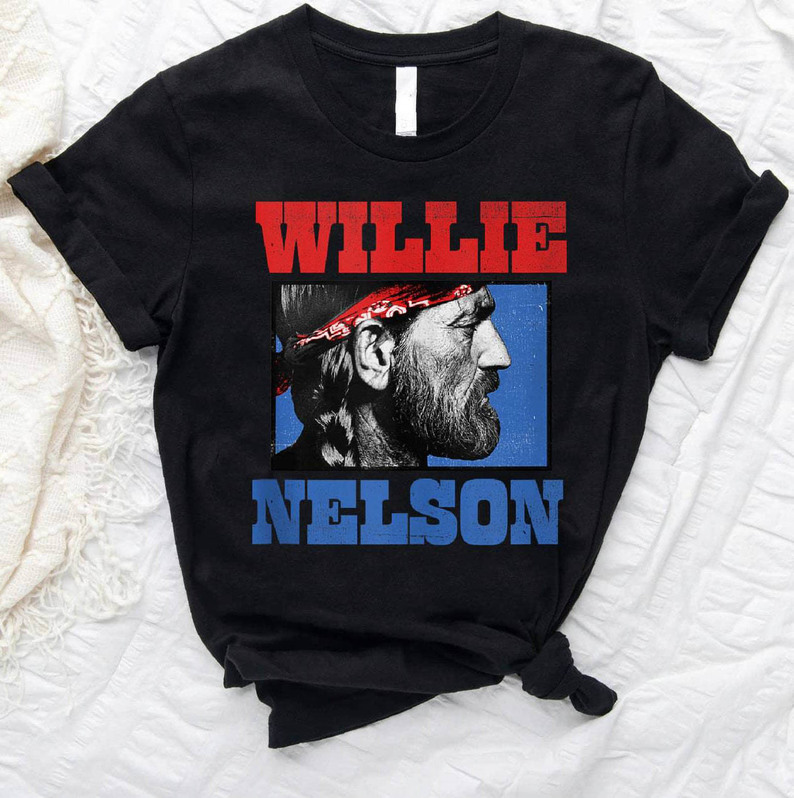 Neutral Willie Nelson Bandana Sweatshirt , Fantastic Willie Nelson Shirt Long Sleeve