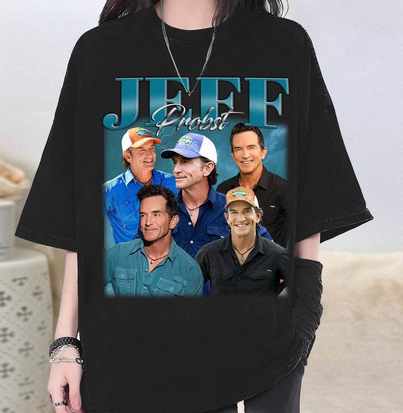 New Rare Jeff Probst Character T Shirt, Must Have Jeff Probst Shirt Unisex Hoodie