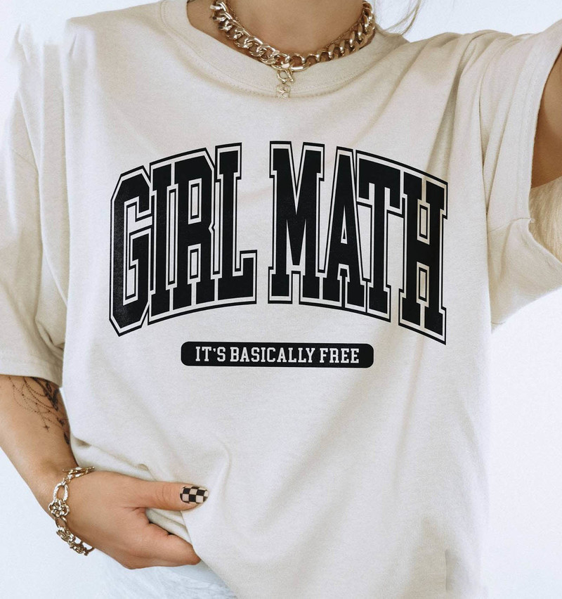 Groovy Girl Math Sweatshirt, Girl Math University Unisex T Shirt Crewneck