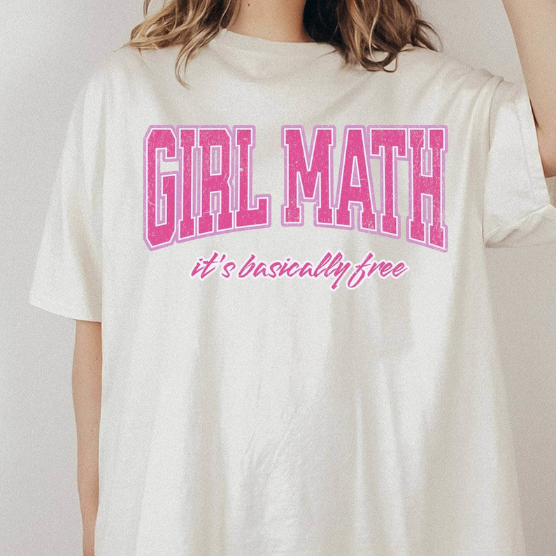 Comfort Girl Math Sweatshirt, Must Have Math Loving Girl Short Sleeve Crewneck