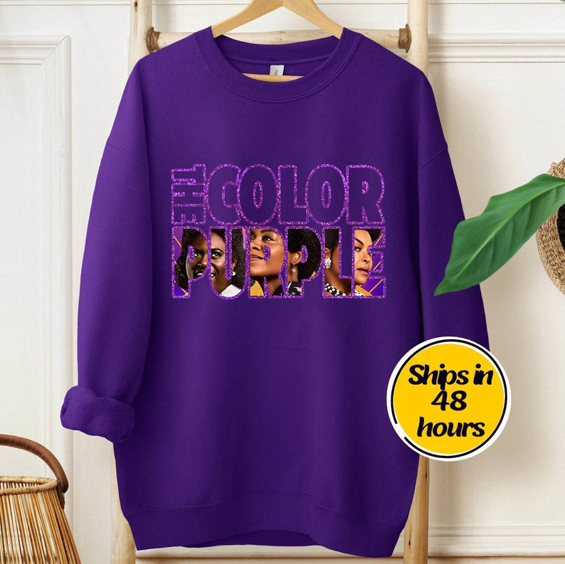 Groovy The Color Purple Shirt, Color Purple Remake Sweater Short Sleeve
