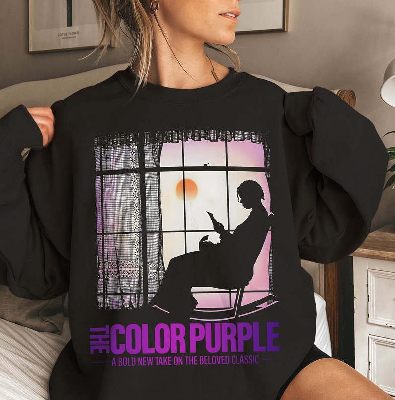 Limited The Color Purple Shirt, Modern Purple Movie 2023 T Shirt Long Sleeve
