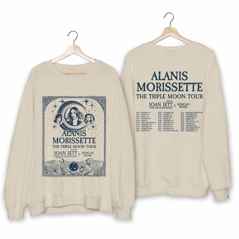 Alanis Morissette Comfort Shirt, Alanis Morissette Tour Sweatshirt Short Sleeve
