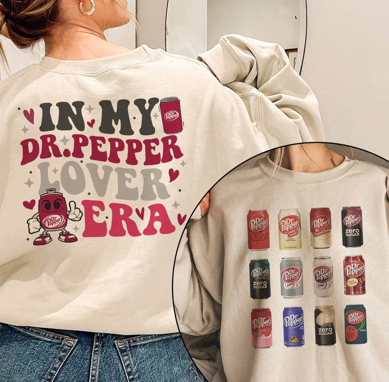 Dr Pepper Soda Lover T Shirt, Cool Design Dr Pepper Shirt Unisex Hoodie