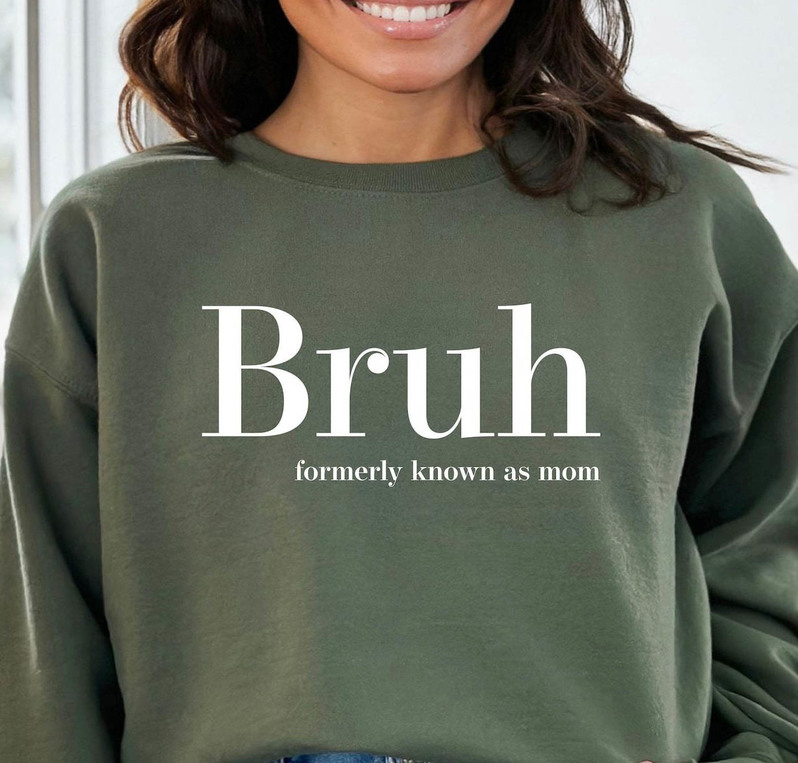 Retro Bruh Formerly Known As Mom Shirt, Bruh Sweatshirt Unisex Hoodie For Mom