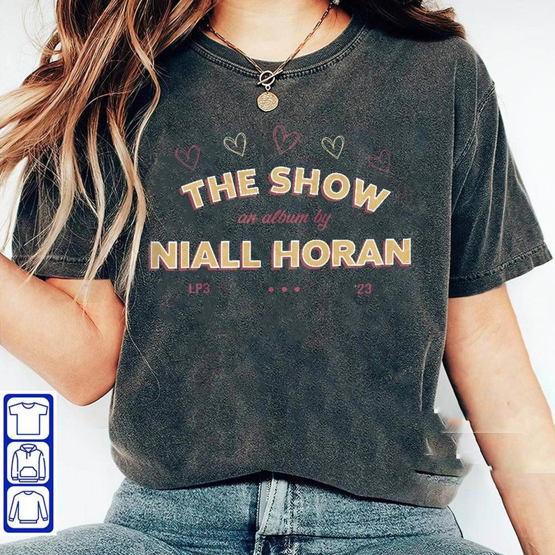 Cool Design Niall Horan Shirt, The Show Album Track List Sweatshirt Unisex Hoodie