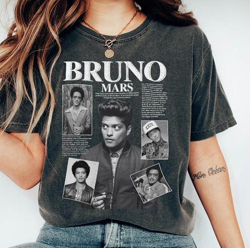 Bruno Mars Music Concert 2023 Retro Shirt