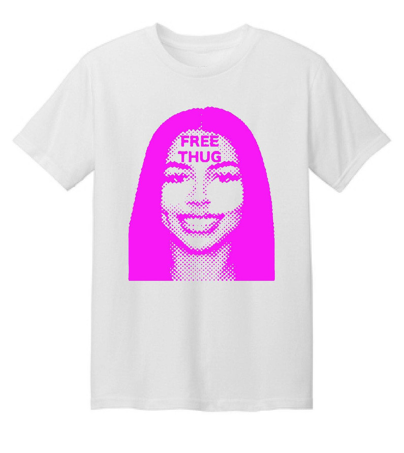 Vintage Free Thug Tour Unisex T Shirt , Mariah The Scientist Shirt Short Sleeve