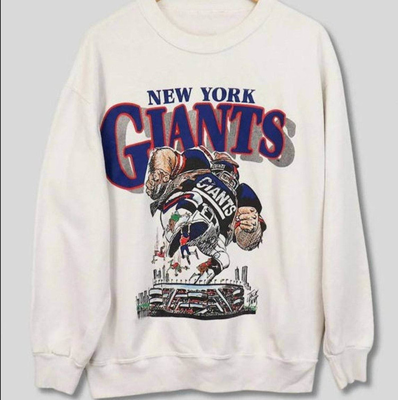 New York Giant Vintage Shirt, New Rare New York Football T Shirt Unisex Hoodie