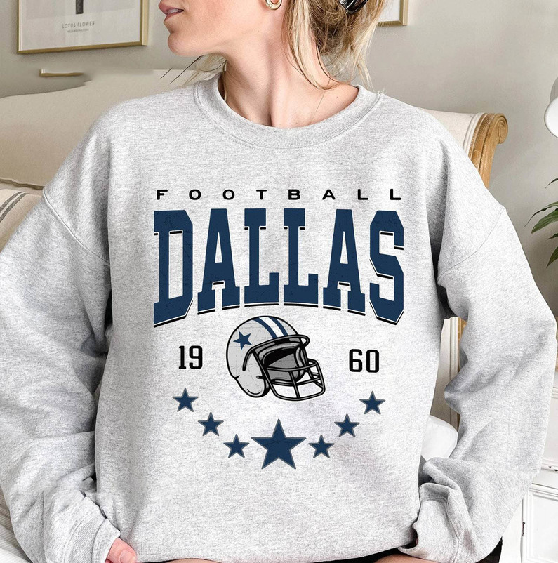 Comfort Dallas Cowboys Shirt, Trendy Dallas Fans Unisex Hoodie Short Sleeve