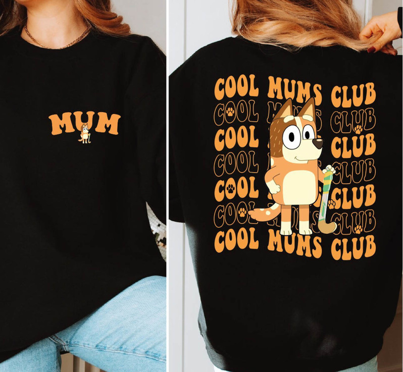 Cool Design Cool Moms Club Shirt, Funny Mum Short Sleeve Crewneck