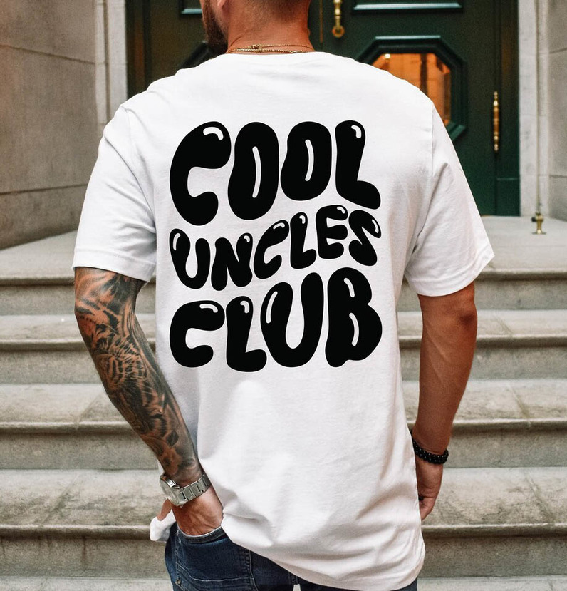 Vintage Cool Uncles Club Shirt, Funny Uncle Sweatshirt Short Sleeve
