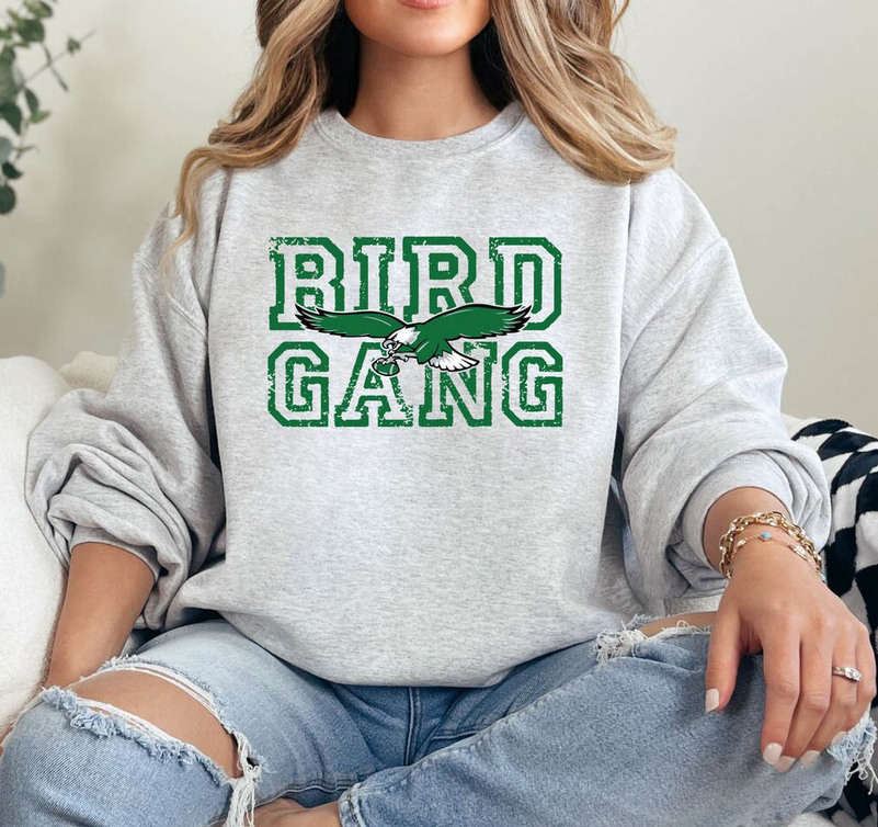 Limited Bird Gang Logo Sweatshirt , Philadelphia Eagles Shirt Unisex Hoodie