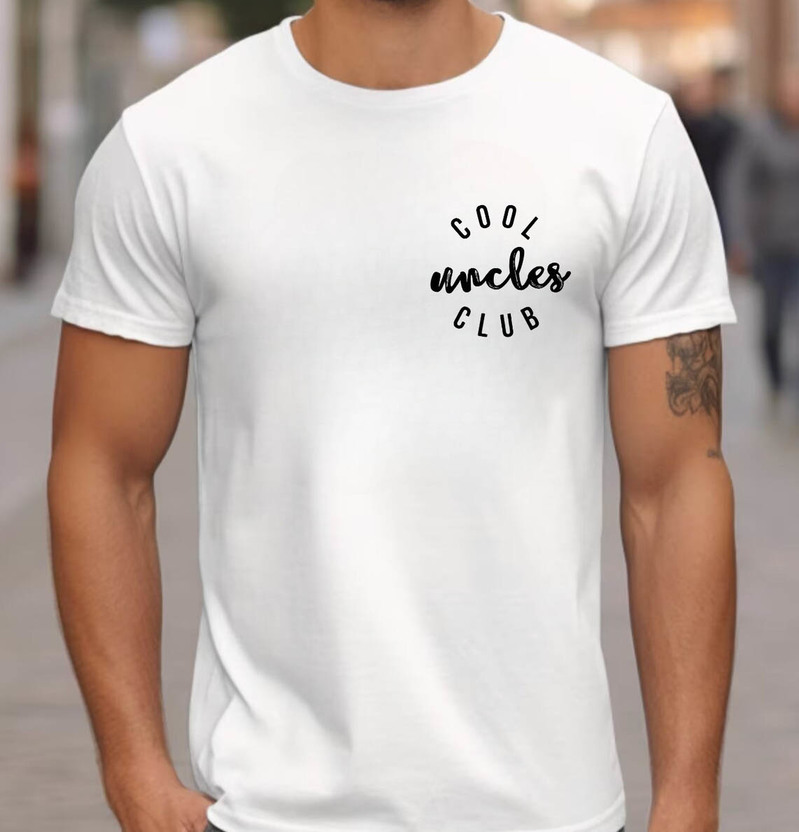 Cool Design Cool Uncles Club Shirt, Groovy Cool Uncle Sweatshirt Unisex Hoodie