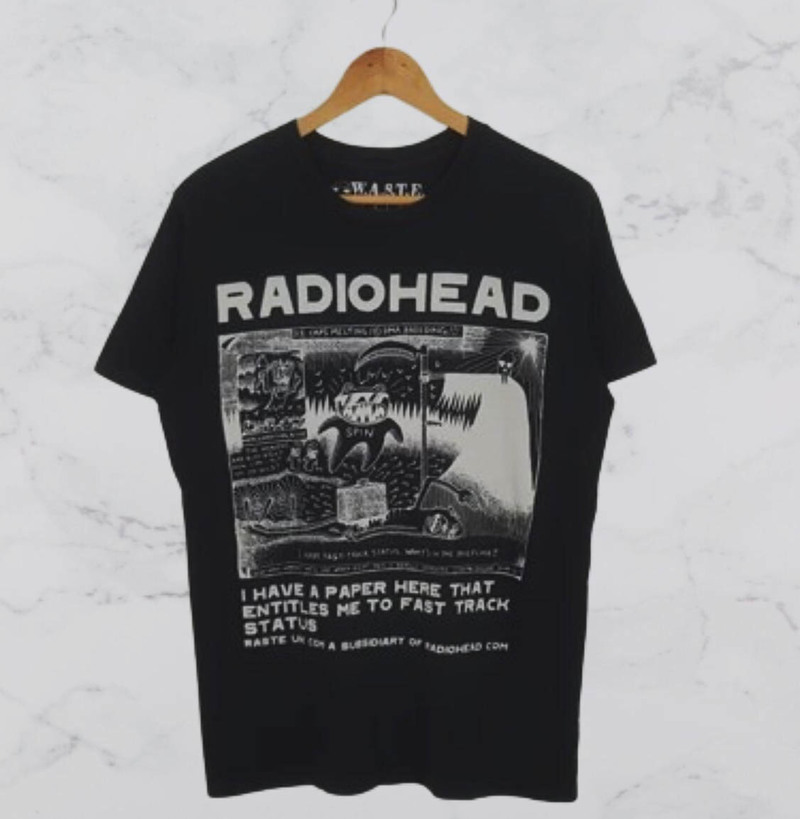 Comfort Harajuku Fashion Radiohead T Shirt, Radiohead Shirt Short Sleeve