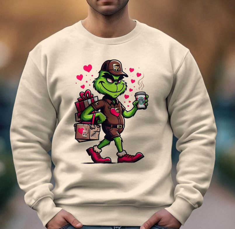 Groovy Grinch's Valentine Shirt, Valentines Day Grinch Unisex T Shirt Crewneck