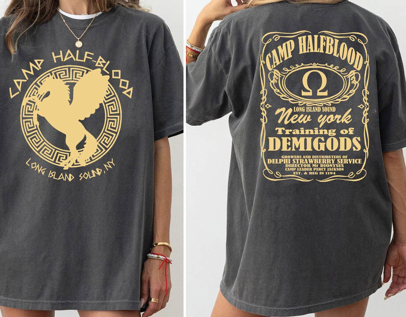 Comfort Camp Halfblood Shirt, Vintage Long Island Sound Unisex Hoodie Short Sleeve