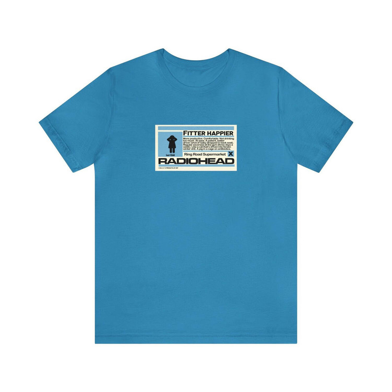 Creative Fitter Happier Unisex T Shirt , Awesome Radiohead Shirt Unisex Hoodie