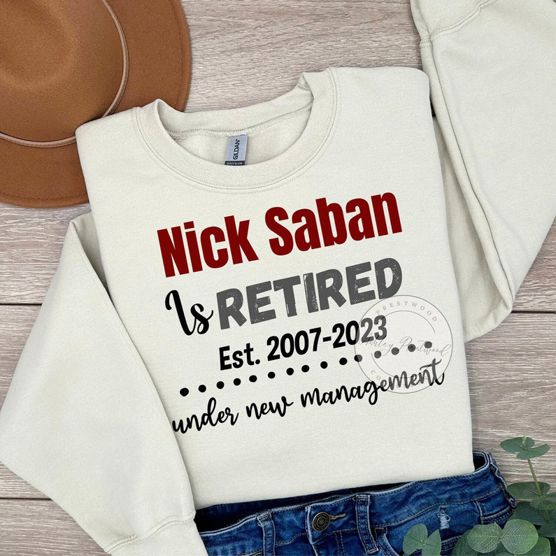 Nick Saban Groovy Shirt, Unique Bama Football Sport Short Sleeve Long Sleeve