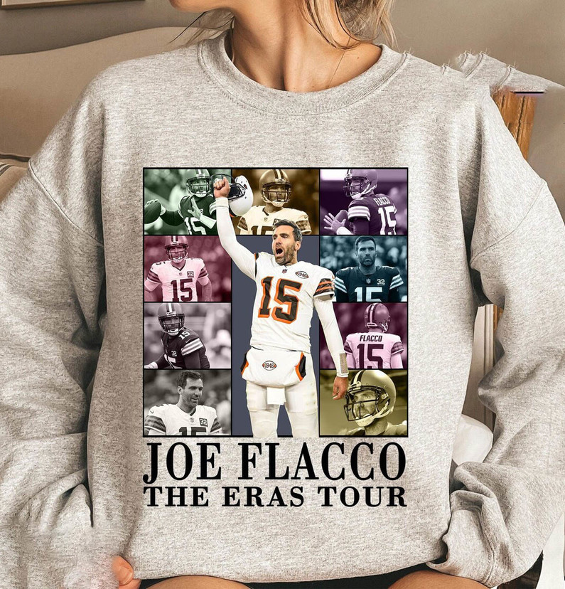 Joe Flacco The Eras Tour Must Have T Shirt, Trendy Joe Flacco Shirt Short Sleeve
