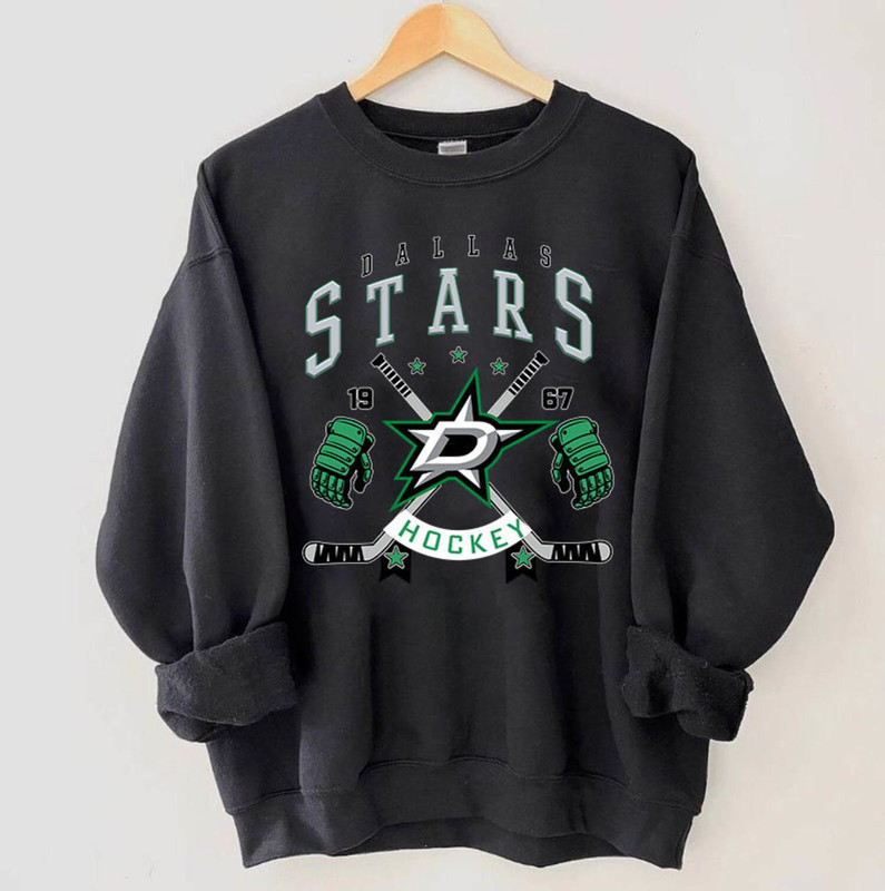 Vintage Hockey Unisex T Shirt , New Rare Dallas Stars Shirt Short Sleeve