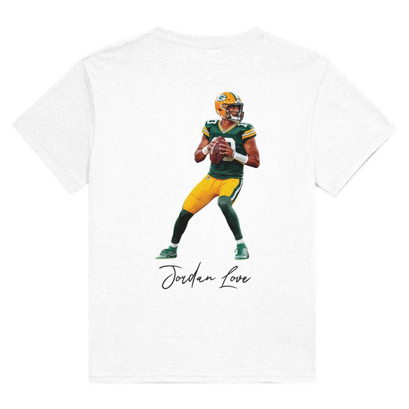 Cool Design Jordan Love Shirt, Trendy Green Bay Packers Unisex Hoodie Crewneck