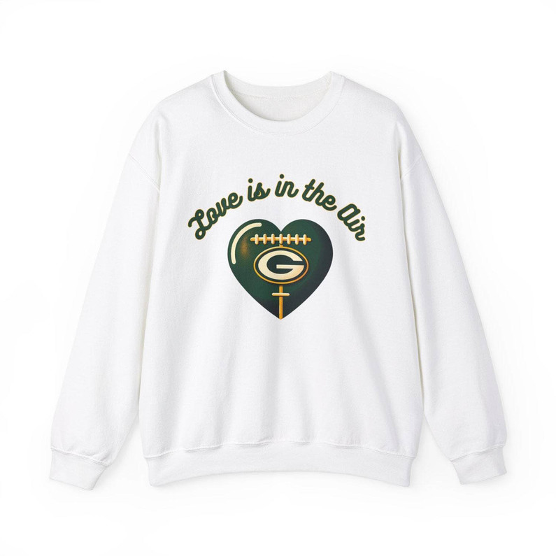 New Rare Love Is In The Air Packers Unisex Hoodie, Jordan Love Shirt Short Sleeve