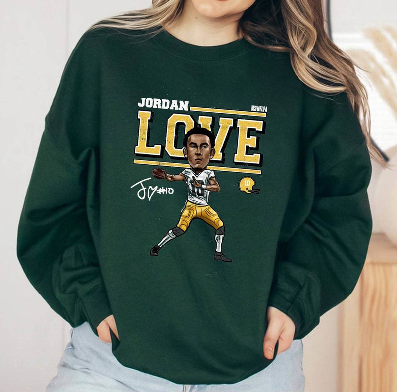 Groovy Jordan Love Shirt, Must Have Football Unisex Hoodie Long Sleeve