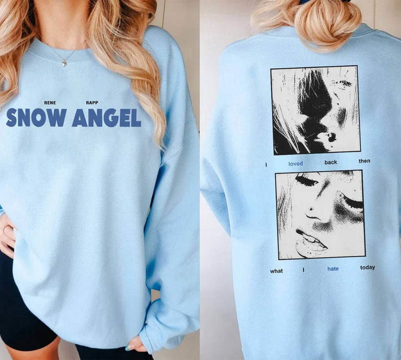 Awesome Renee Rapp Snow Angel Sweatshirt , Limited Renee Rapp Shirt Unisex Hoodie