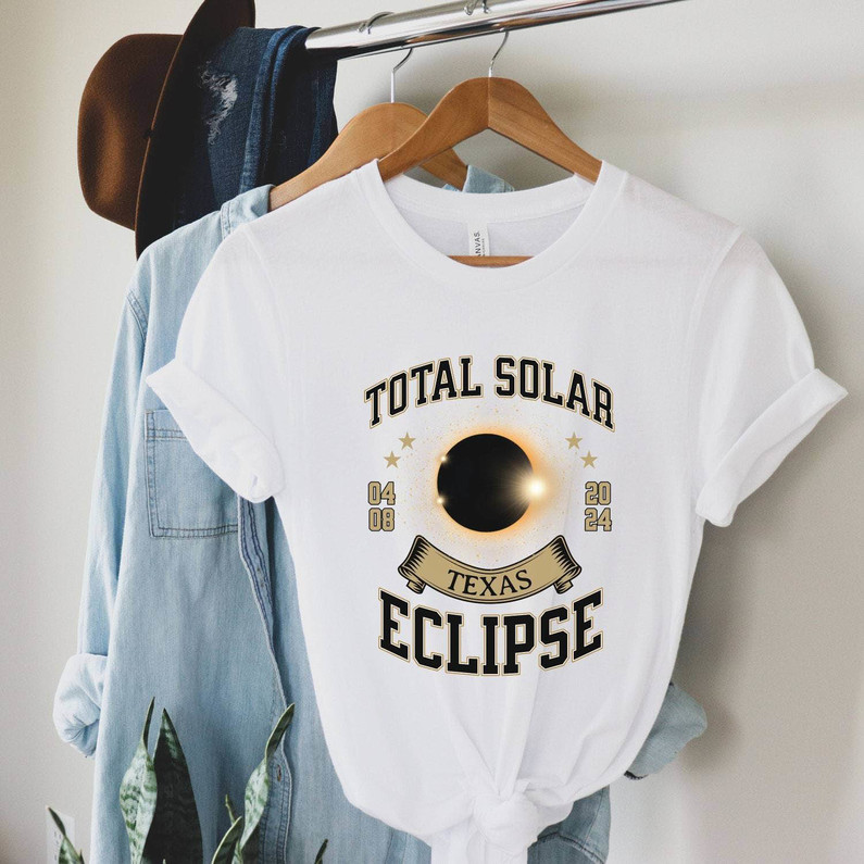 Trendy Total Solar Eclipse Shirt, America Totality Eclipse 2024 T Shirt Tee Tops
