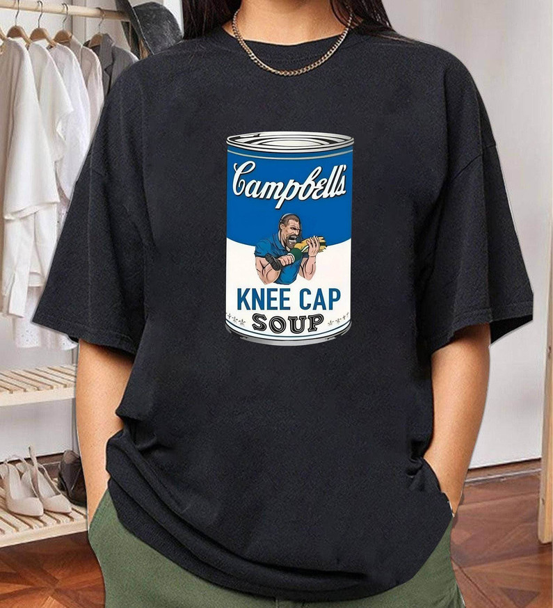 Cool Design Dan Campbell Shirt, Comfort Knee Cap Soup Unisex Hoodie Crewneck