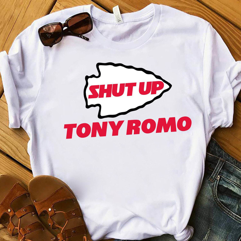 Vintage Shut Up Tony Romo Shirt, Limited Tony Romo Sweatshirt Unisex Hoodie
