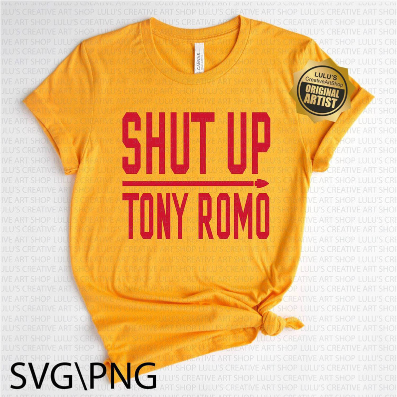 Trendy Kc Football Short Sleeve , Cool Design Shut Up Tony Romo Shirt Long Sleeve