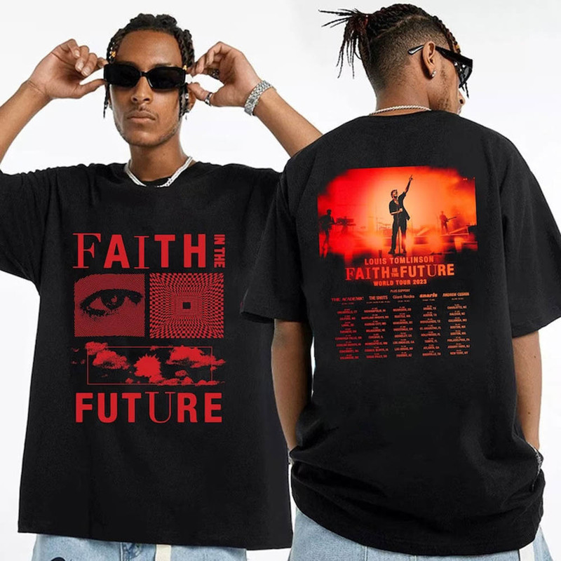 Faith In The Future World Tour 2023 Shirt, Louis Tomlinson Unisex Hoodie  Short Sleeve