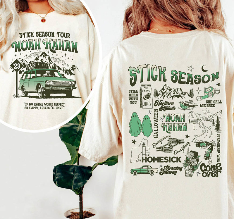 Everywhere Everything Noah Kahan Shirt Sticky Season Tour 2023
