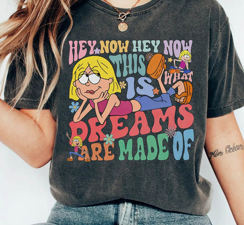 Disney Cute Lizzie Mcguire Shirt, Retro This Is What Dreams Are Made Of Crewneck Unisex T-Shirt
