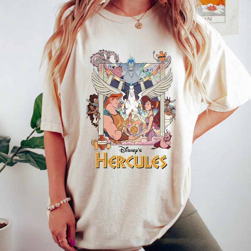 Magic Kingdom Funny Shirt, Disney Hercules Vintage Unisex Hoodie Tee Tops