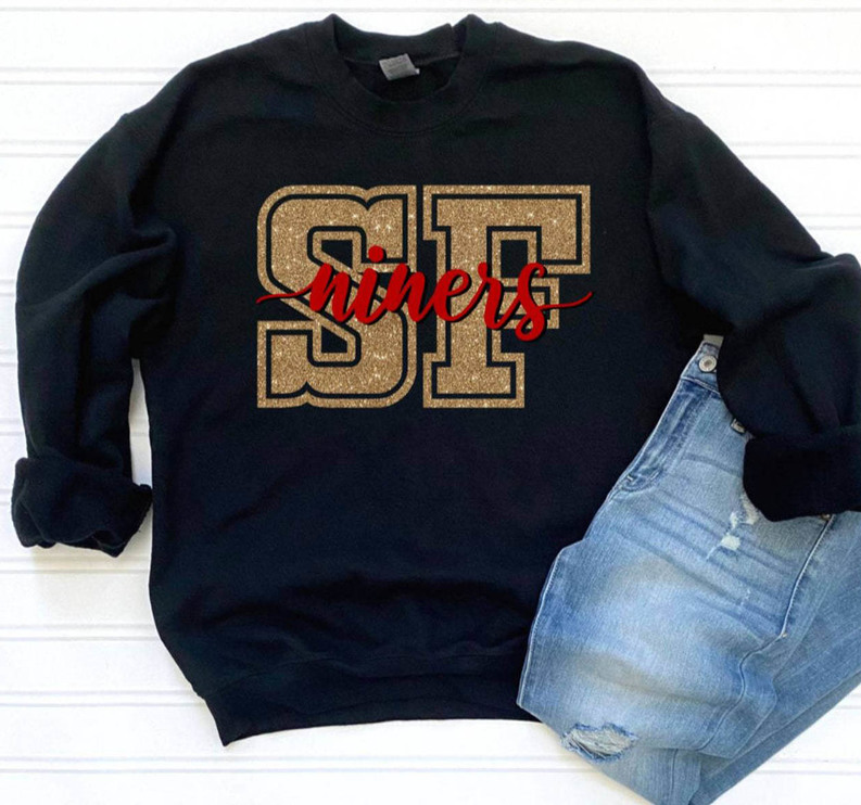 Comfort San Francisco Football Sweatshirt , Must Have Sf Niners Crewneck Sweater